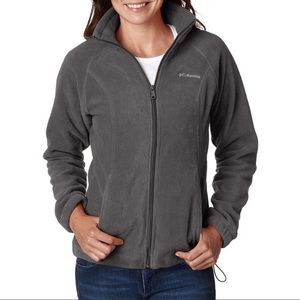 Columbia Gray Zip Up Jacket Small